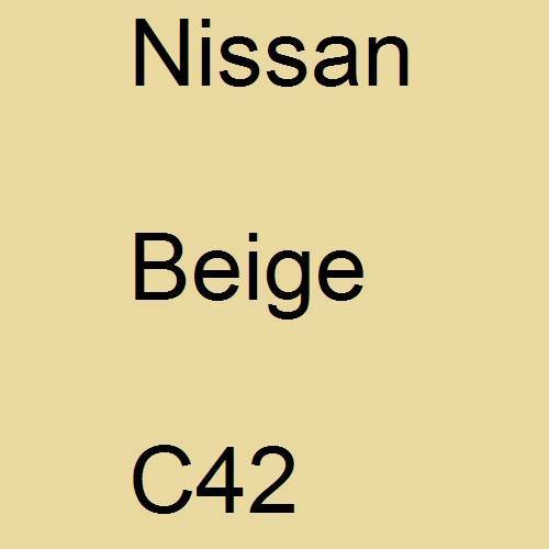 Nissan, Beige, C42.