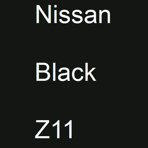 Nissan, Black, Z11.