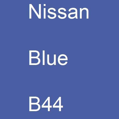 Nissan, Blue, B44.