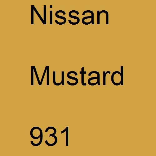 Nissan, Mustard, 931.