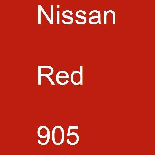 Nissan, Red, 905.