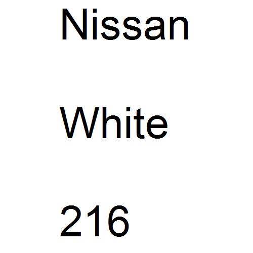 Nissan, White, 216.