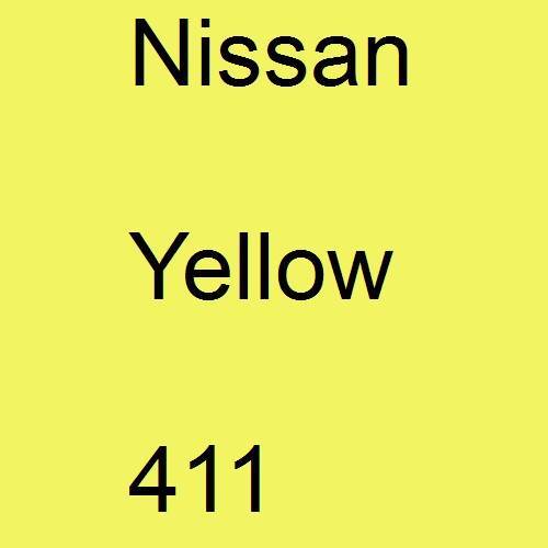 Nissan, Yellow, 411.