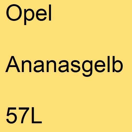 Opel, Ananasgelb, 57L.