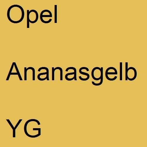 Opel, Ananasgelb, YG.