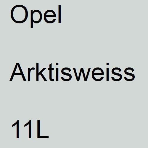 Opel, Arktisweiss, 11L.