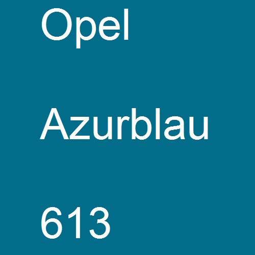 Opel, Azurblau, 613.