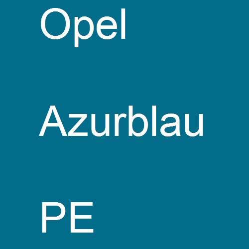 Opel, Azurblau, PE.