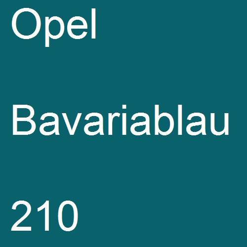 Opel, Bavariablau, 210.