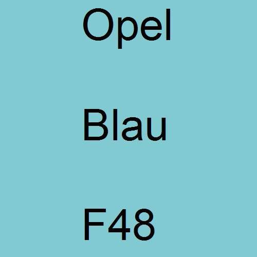 Opel, Blau, F48.