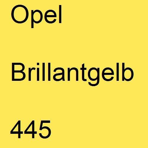 Opel, Brillantgelb, 445.