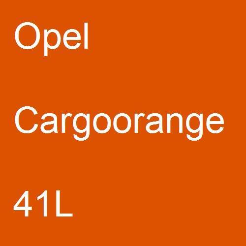 Opel, Cargoorange, 41L.