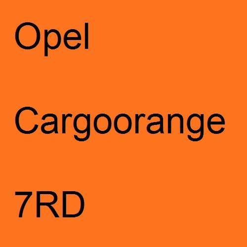 Opel, Cargoorange, 7RD.