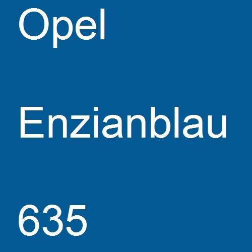 Opel, Enzianblau, 635.