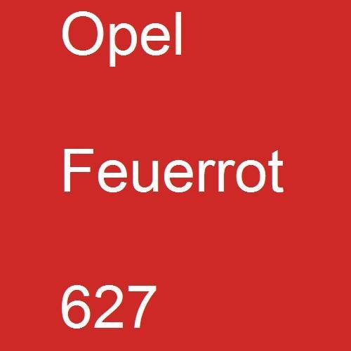 Opel, Feuerrot, 627.