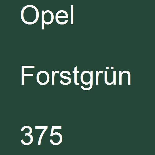 Opel, Forstgrün, 375.