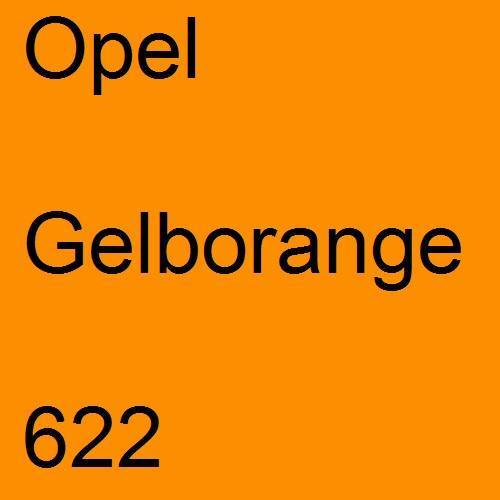 Opel, Gelborange, 622.