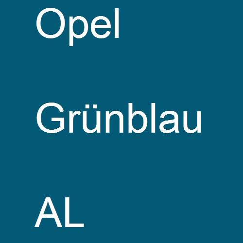 Opel, Grünblau, AL.