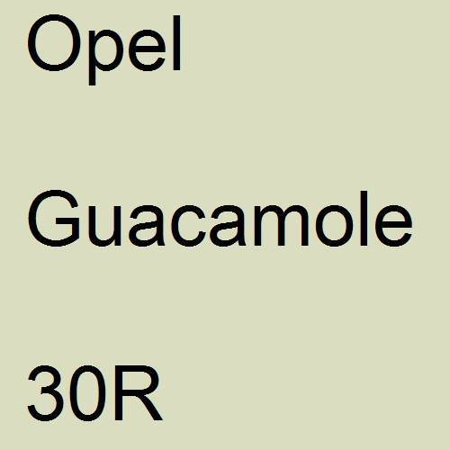 Opel, Guacamole, 30R.