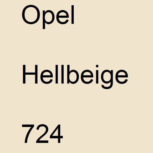 Opel, Hellbeige, 724.