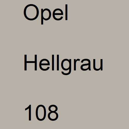 Opel, Hellgrau, 108.