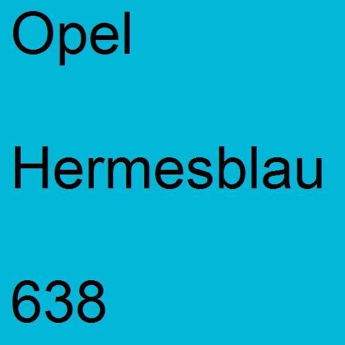 Opel, Hermesblau, 638.