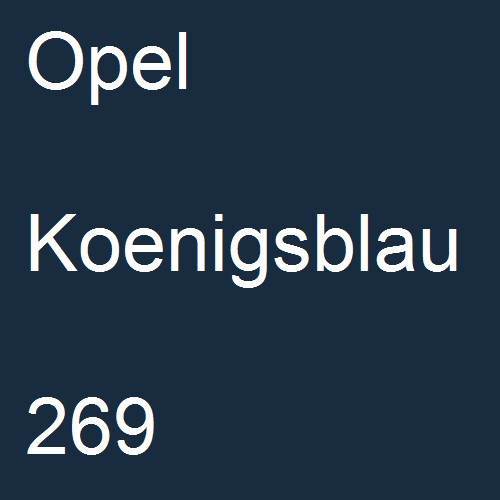 Opel, Koenigsblau, 269.