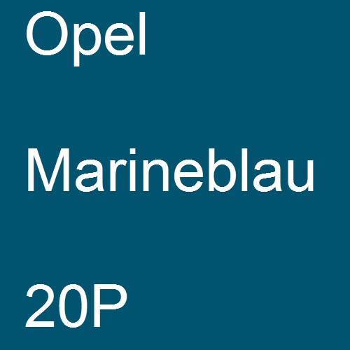 Opel, Marineblau, 20P.