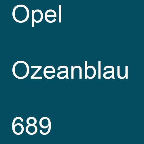 Opel, Ozeanblau, 689.