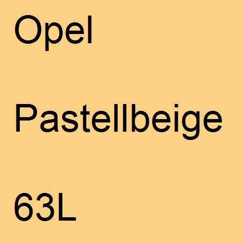 Opel, Pastellbeige, 63L.