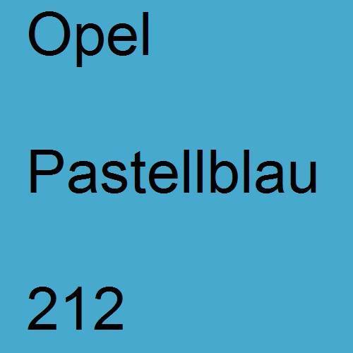 Opel, Pastellblau, 212.