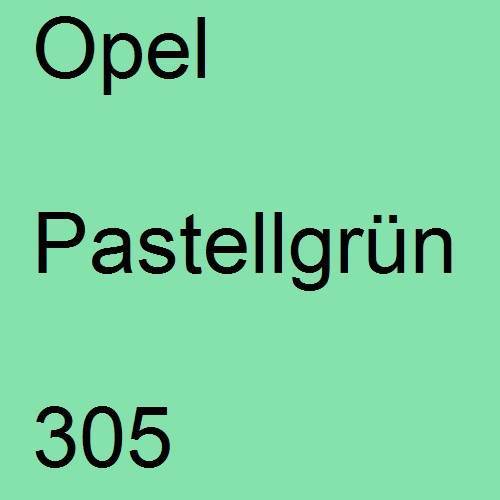 Opel, Pastellgrün, 305.