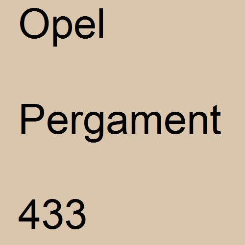 Opel, Pergament, 433.