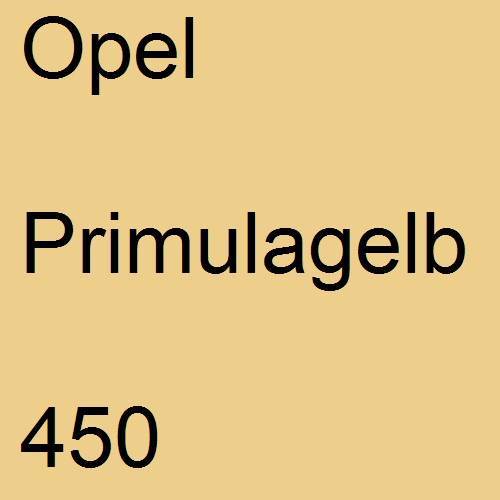 Opel, Primulagelb, 450.