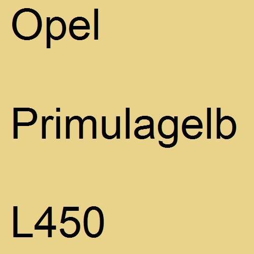 Opel, Primulagelb, L450.