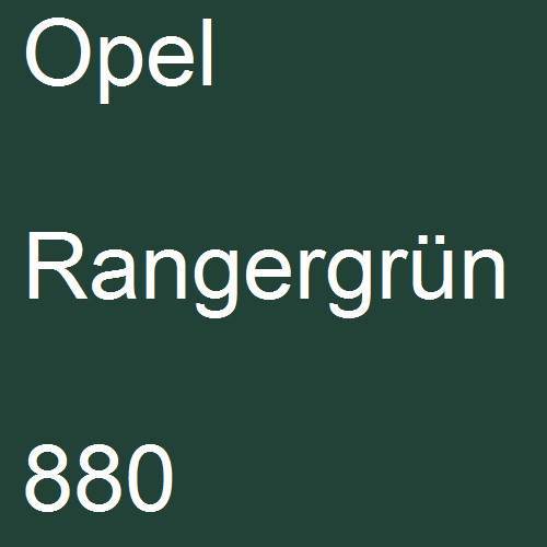 Opel, Rangergrün, 880.