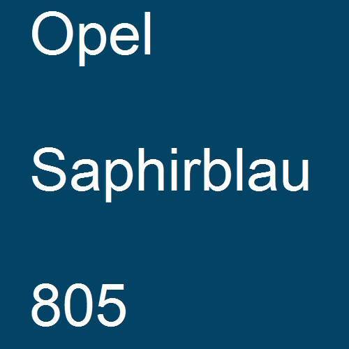 Opel, Saphirblau, 805.