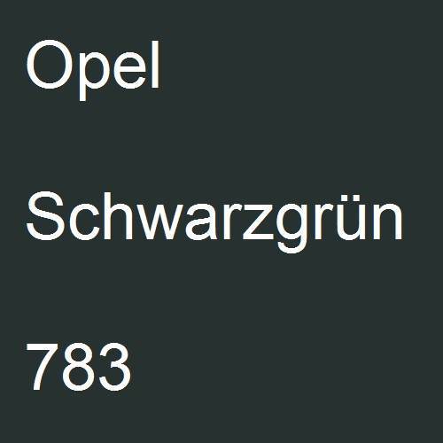 Opel, Schwarzgrün, 783.