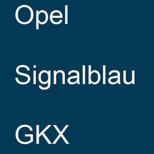 Opel, Signalblau, GKX.