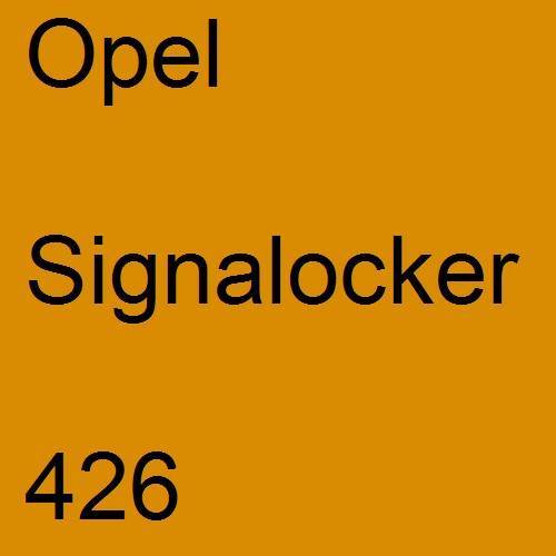 Opel, Signalocker, 426.