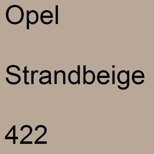 Opel, Strandbeige, 422.