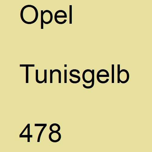 Opel, Tunisgelb, 478.