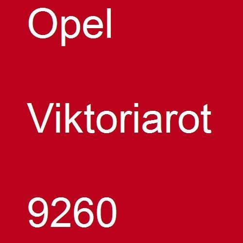 Opel, Viktoriarot, 9260.