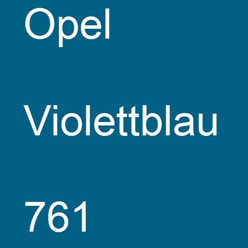 Opel, Violettblau, 761.