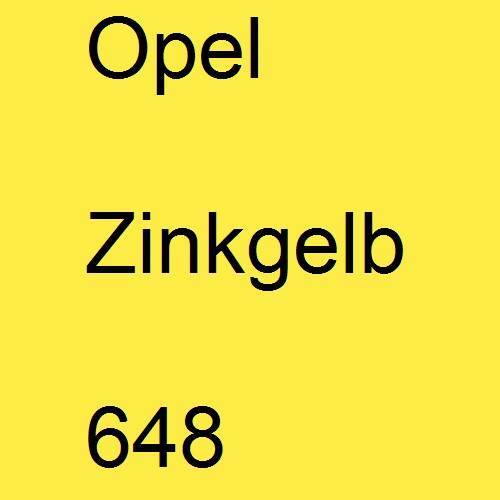 Opel, Zinkgelb, 648.