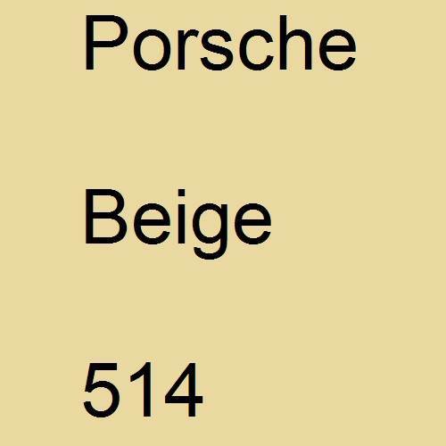 Porsche, Beige, 514.