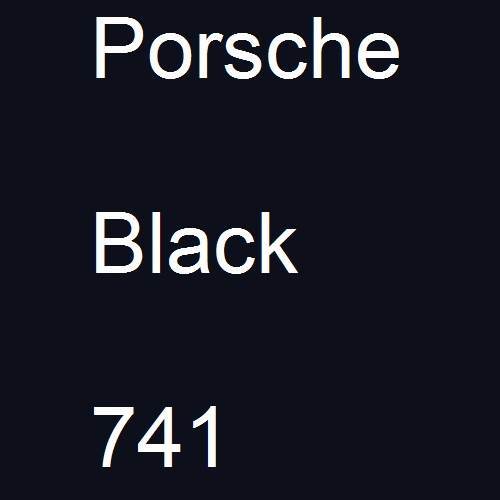 Porsche, Black, 741.