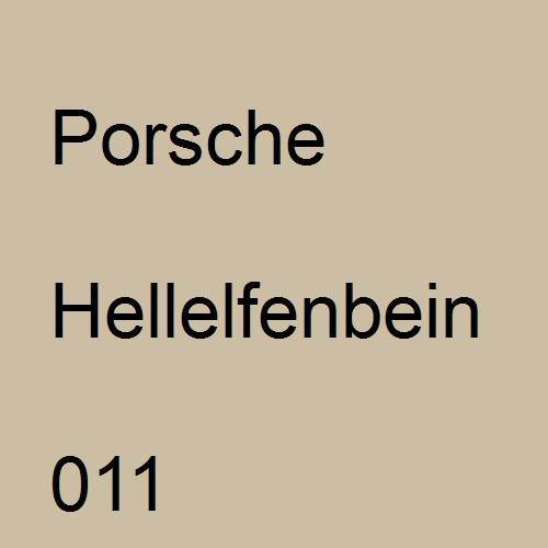 Porsche, Hellelfenbein, 011.