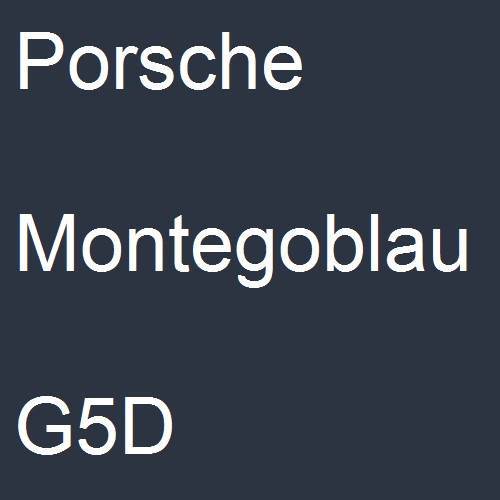 Porsche, Montegoblau, G5D.