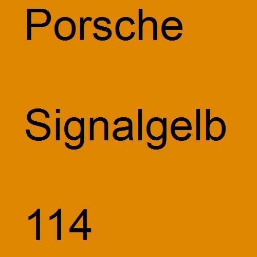 Porsche, Signalgelb, 114.